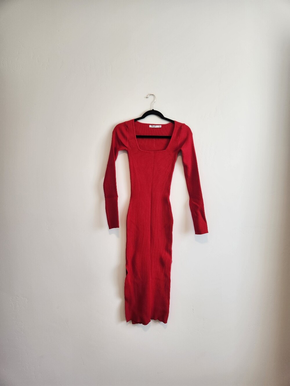 NA-KD Scoop Neck Midi Slit Dress Size XS - Picture 5 of 10